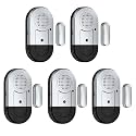 Sanjie Door Window Alarm Sensors, 5 Pack, 125dB, Volume Control