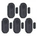 Sanjie Door Window Alarm Sensors, 5 Pack, 125dB, Volume Control