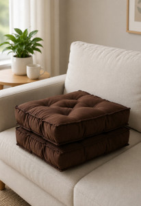 SANJU BROTHER Microfibre Chair Pad Pack of