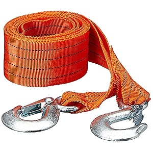 heavy duty car towing belt 3 mtr long strong emergency heavy duty car tow cable towing strap rope with dual forged hooks3 ton