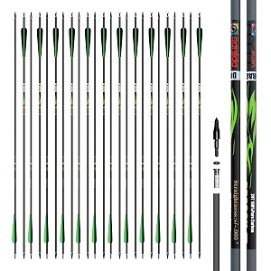 sanlida 100 Pure Carbon Hunting Arrows Olympic-Grade