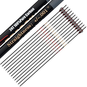 sanlida 100 Pure Carbon Hunting Arrows Olympic-Grade