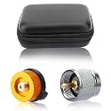 SANLIKE 2Pcs Camping Stove Adapter, Butane To Propane Isobutane Refill Kit