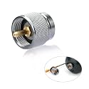SANLIKE Propane To Lindal Valve Adapter, 0.2lb Small Tank Gas Converter