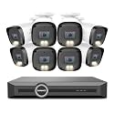 SANNCE 2K 3MP PoE Security Camera System - NVR with 8PCS Cameras(No HDD)