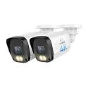 SANNCE 4K 8MP Full Color Night Vision PoE Bullet Security Camera(2 Pack)