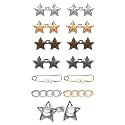 SANNIDHI Jeans Tightening Clips Star 12Pcs Adjustable Waist Buttons