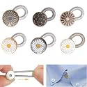 SANNIDHI® Collar Extender, 4 Pcs Button Shirt Extension, 1/2 Size Expansion