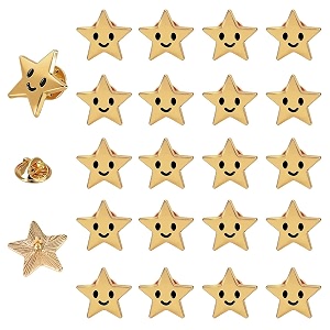 SANNIDHI Badges with Pin 30mm Star Badge