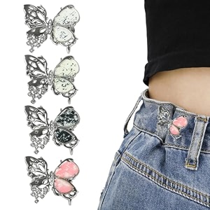 sannidhi metal jeans tightening clips butterfly waist adjusters 4 pairs