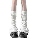 SANNIDHI® Y2K Long Socks for Girls Women Summer Winter y2k Accessories Baggy Lolita Bow Knit Floral Lace Trim Stylish Socks for School Girls