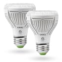 SANSI LED Grow Light Bulbs 2-Pack, 10W Full Spectrum, E26 Base, 4000K
