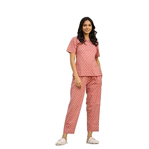 SANSKRUTIHOMES Womens Premium 100 Cotton Printed Co-Ord