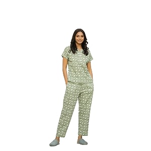 SANSKRUTIHOMES Womens Premium 100 Cotton Printed Co-Ord