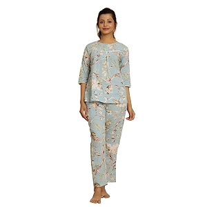 SANSKRUTIHOMES Womens Premium 100 Cotton Printed Co-Ord