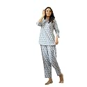 SANSKRUTIHOMES Women39s Premium 100 Cotton Printed Co-Ord