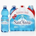 Sant'Anna Frizzante Sparkling Natural Mineral Water, 16.9 Fl Oz (6-Pack) | Pure Italian Alps Mountain-Fresh Drinking Water | Natural Functional Drink | Sodium-Free Mineral in BPA-Free Bottles
