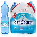 Sant'Anna Sparkling Natural Mineral Water, 50.7 Fl Oz (6-Pack) | Pure Italian Alps Mountain-Fresh Drinking Water | Natural Functional Drink | Sodium-Free Mineral in BPA-Free Bottles