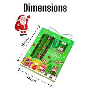 Santa Claus Theme School Stationery Kit Christmas