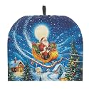 Santa Claus Warm Tea Cozy for Teapot Insulated Tea Pot Cover for Home Kitchen Accessories Cotton Tea Cozy Teapot Dust Protector Tea Cozies Covers for Christmas Decorative