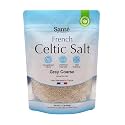 Sante Naturelle Celtic Salt Grey Coarse - 1.1lb (18oz) Unrefined French Sea Salt Organic, Rich in 82+ Minerals Salt, Hand Harvested Sal Celtica