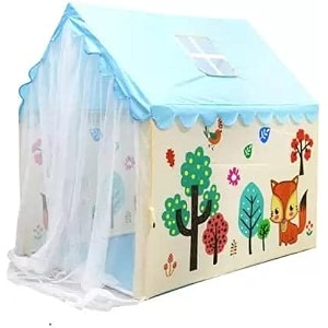 jumbo size light weight kids play tent house for 3-13 year old kids girlsampboys blue jungle tent house theme