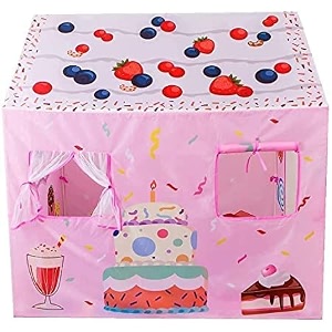 jumbo size light weight kids play tent house for 3-13 year old kids girlsampboys happy birthdaymulticolor tent house theme