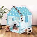 Jumbo Size Light Weight Kids Play Tent House for 3-13 Year Old Kids Girls&amp;Boys (Blue Star), Tent House Theme