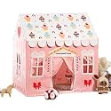 Jumbo Size Light Weight Kids Play Tent House for 3-13 Year Old Kids Girls&amp;Boys (Sweet Home),Multicolor, Tent House Theme