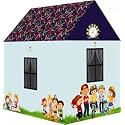 Jumbo Size Light Weight Kids Play Tent House for 3-13 Year Old Kids Girls&amp;Boys (Child Blue), Tent House Theme