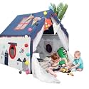 Jumbo Size Light Weight Kids Play Tent House for 3-13 Year Old Kids Girls&amp;Boys (Blue City), Tent House Theme
