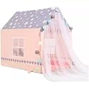 Jumbo Size Light Weight Kids Play Tent House for 3-13 Year Old Kids Girls&amp;Boys (Orange Star), Tent House Theme