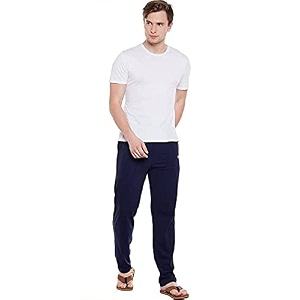 Santi Enterprise Mens Cotton Track PantsJoggersLounge PantsLounge
