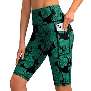 SANTINY Womens High Waisted Swim Shorts with