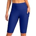 SANTINY Women39s High Waisted Swim Shorts with