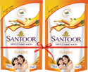Santoor Classic Hand Wash Pouch 2 x