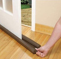 Santram Enterprises 123 Door Bottom Sealing Strip Guard for Home/Office Floor Mounted Door Stopper (Brown)