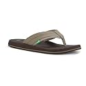 Sanuk Men's Beer Cozy 2 Flip-Flop, Brindle, 13 M US