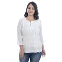 Sanvi Colections Hand Embroidered Lucknowi Chikankari YOG