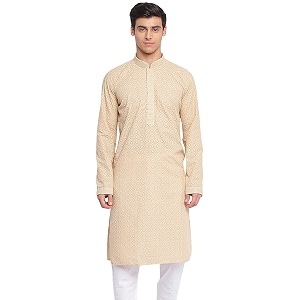 Sanwara Mens Cotton Relaxed Kurta
