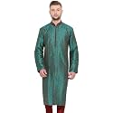 Sanwara Men39s Woven Designer Silk Kurta