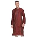 Sanwara Men39s Woven Designer Silk Kurta