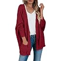 Saodimallsu Womens Chunky Popcorn Cardigan Oversized Cozy Long Sweaters