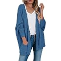 Saodimallsu Womens Chunky Popcorn Cardigan Oversized Cozy Long Sweaters
