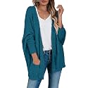 Saodimallsu Womens Chunky Popcorn Cardigan Oversized Cozy Long Sweaters