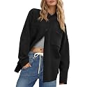 Saodimallsu Womens Collared Cardigans Button Down Fall