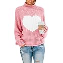 Saodimallsu Womens Turtleneck Oversized Sweaters Batwing Long Sleeve Pullover Loose Chunky Knit Jumper
