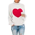 Saodimallsu Womens Turtleneck Oversized Sweaters Batwing Long Sleeve Pullover Loose Chunky Knit Jumper