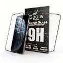 Saola® 9H Clear Tempered Glass For Apple Iphone 11 Pro (Pack Of 2) with Hassle-less Installation Kit. Full screen Coverage. 5.8 inch