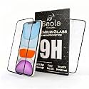 Saola® 9H Clear Tempered Glass For Apple Iphone 11 (Pack Of 2) with Hassle-less Installation Kit. Full screen Coverage. 6.1 inch